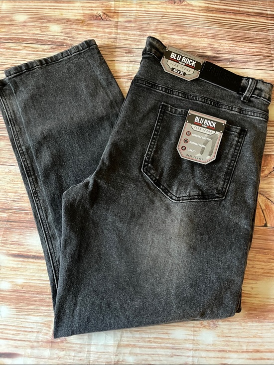 Blu Rock Other - Blu Rock Men’s Black Washed Jeans 40x31